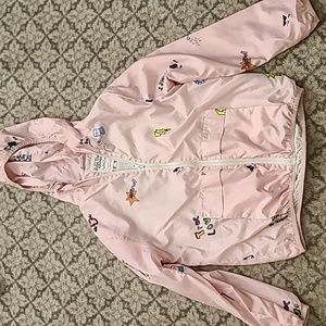 Girls lightweight windbreaker jacket